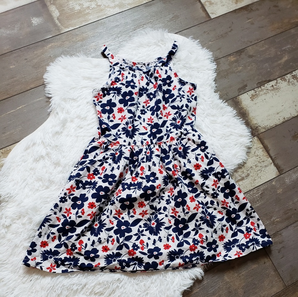 A flowered dress